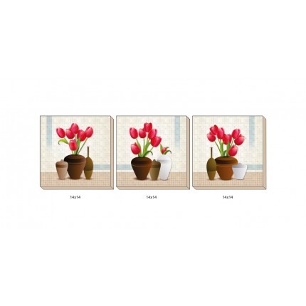 Wooden 3 Pis Set(14x14)  (T-1257)